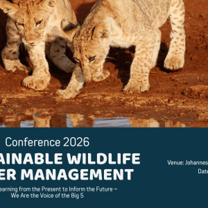 SUSTAINABLE WILDLIFE WATER MANAGEMENT